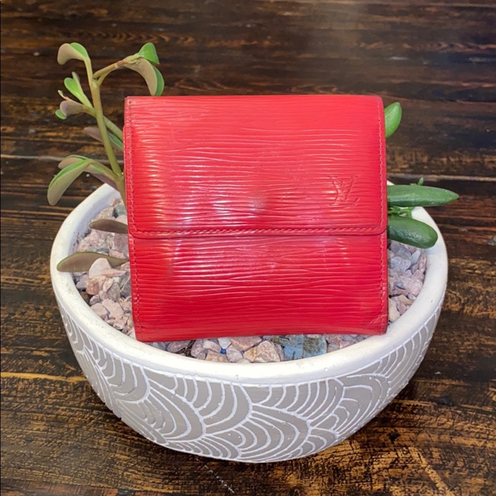 Louis Vuitton “Elise” Epi Leather Compact Wallet